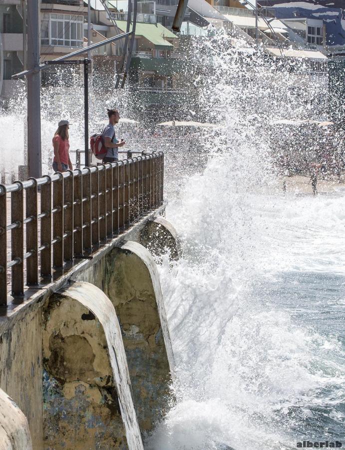 Seafront Terrace Home Las Canteras Beach - Wifi Las Palmas de Gran Canaria Bagian luar foto